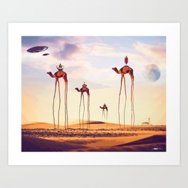 CAMELS Art Print