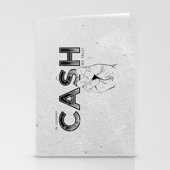 In Johnny Cash We Trust. Stationery Cards