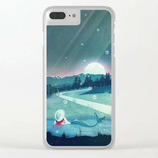 A Mermaid's Dream Clear iPhone Case