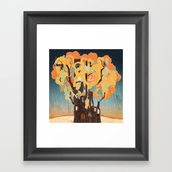 Treehouse Framed Art Print