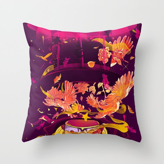 Magic Tricks Throw Pillow