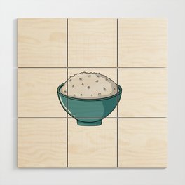 Rice Japanese Bowl Cooker Pot Maker Wood Wall Art