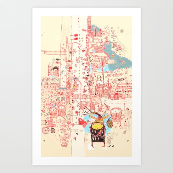 Stranger Art Print