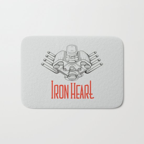 Iron Heart W Bath Mat