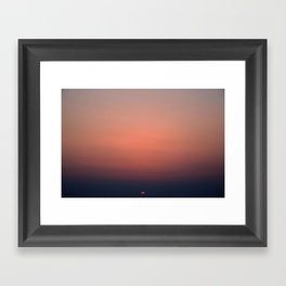 sunset Framed Art Print
