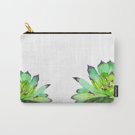 green succulent 2 Carry-All Pouch