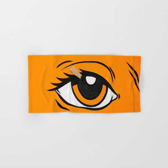 Eye orange 4 Hand & Bath Towel