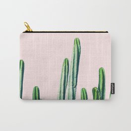 Cactus V6 | Pastel Botanical Exotic Plants | Minimal Scandinavian Nordic Nature Carry-All Pouch | Pastels, Leaves, Illustration, Watercolor, Painting, Plant, Cactus, Streetart, Photo, Other 