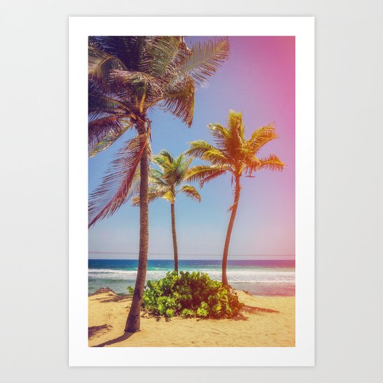 Tropical Breezes Art Print