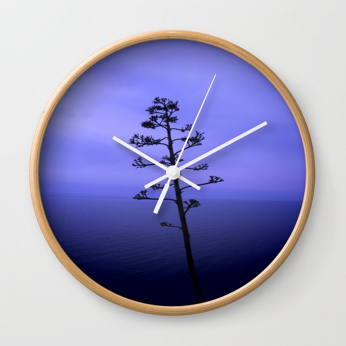 Blue Haze Wall Clock