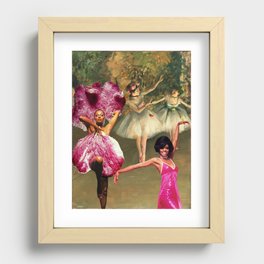 Seeing Double of Diana Ross ft. Two Ballerinas Recessed Framed Print