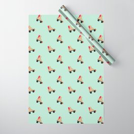 Rock and Rollerskates Wrapping Paper