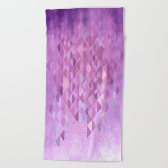 Purple Rain Beach Towel