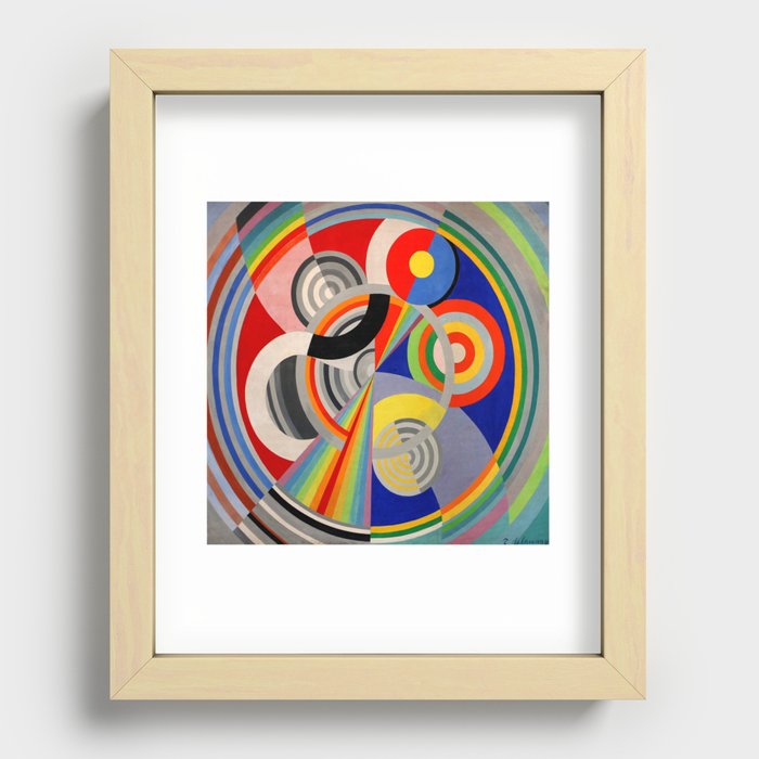 Robert Delaunay - Rythme No,01, Recessed Framed Print