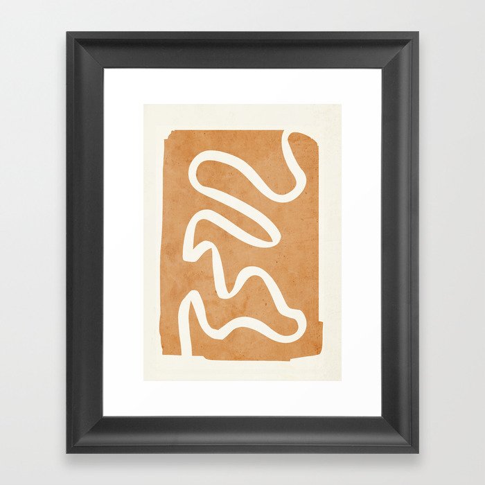 abstract minimal 31 Framed Art Print by ThingDesign Society6
