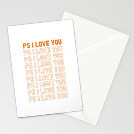 PS I Love You Stationery Card