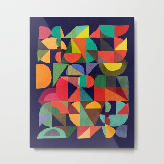 Color Blocks Metal Print
