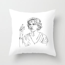 breakfast club Claire Throw Pillow