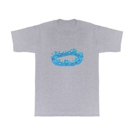 Fairy Rings T Shirt | Illustration, Children, Toadstools, Magical, Glowy, Mushrooms, Nature, Drawing, Pattern, Blue 