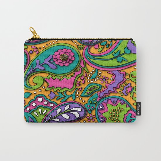 Paisley Carry-All Pouch