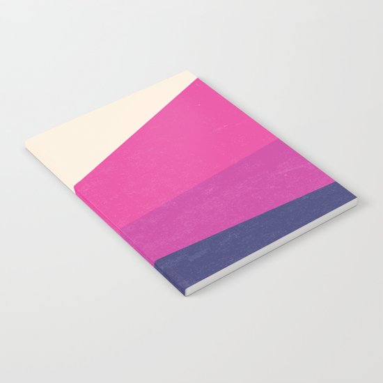 Stripe IV Violet Ray Notebook
