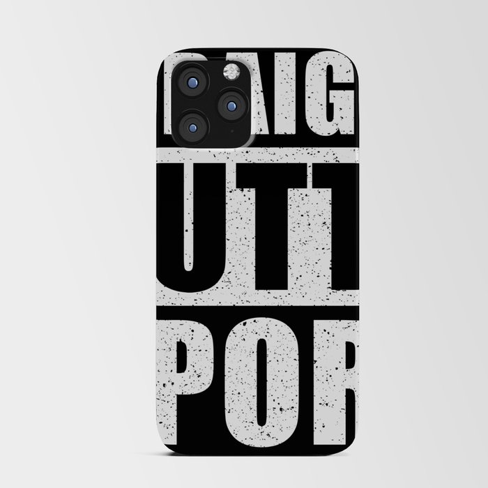 Straight Outta Sport iPhone Card Case