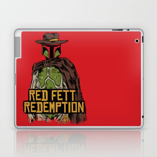 Red Fett Redemption Laptop & iPad Skin