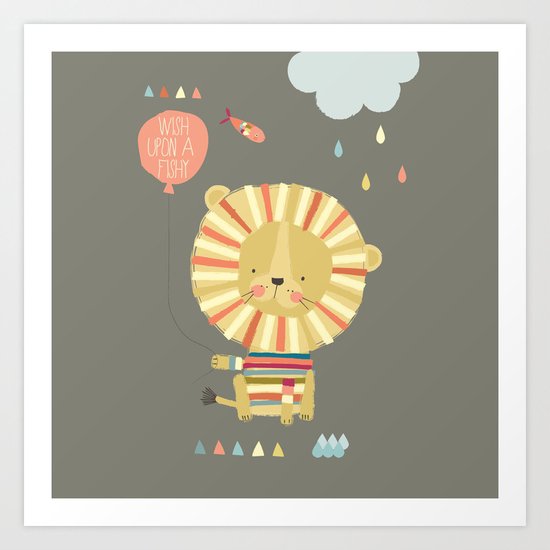 Lion Art Print