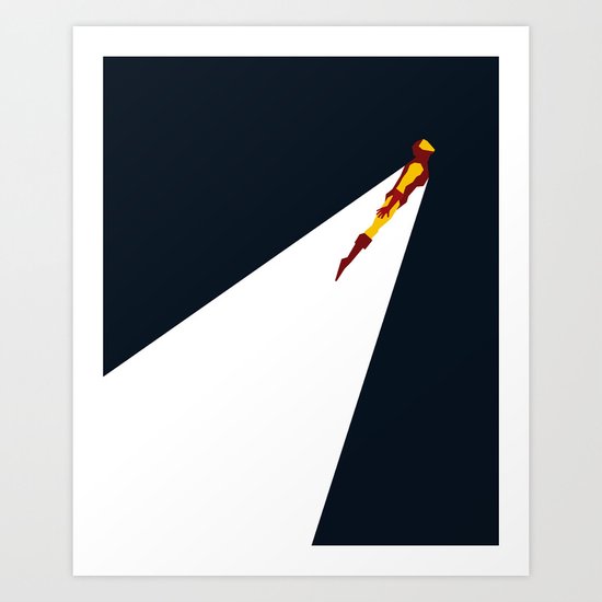 Basic Paper - Ironman Art Print