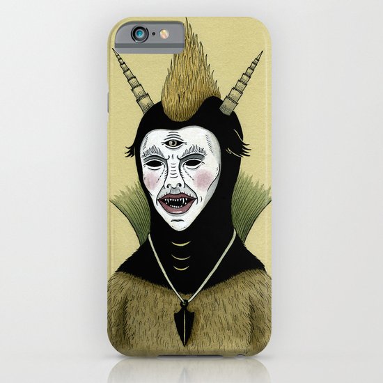 Creature with Black Amulet iPhone & iPod Case