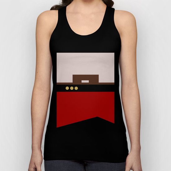 William Riker - Minimalist Star Trek TNG The Next Generation - Commander - startrek - Trektangles Unisex Tank Top