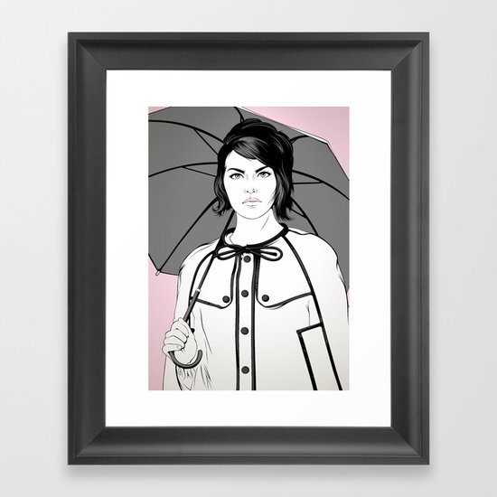 Llueve Framed Art Print