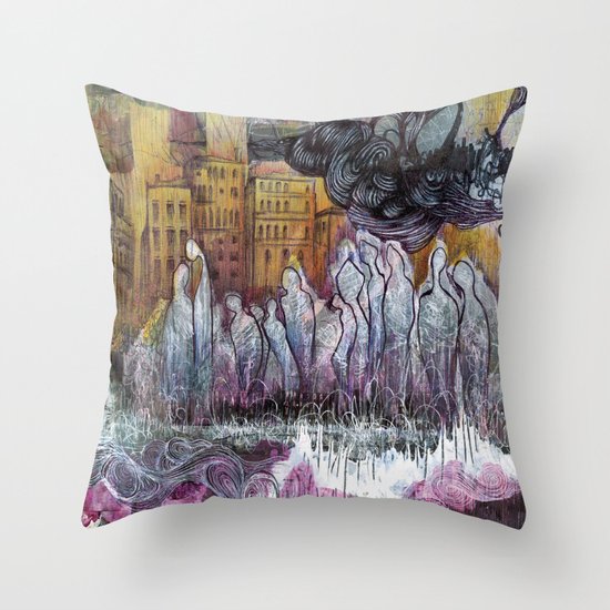 The Pop Is Dead Throw Pillow