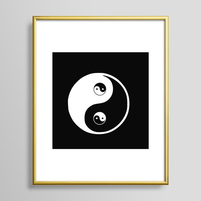 Photo & Art Print Yin yang symbol of harmony and balance