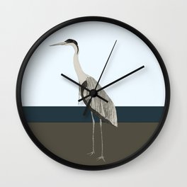 Heron - homage to de Mesquita Wall Clock