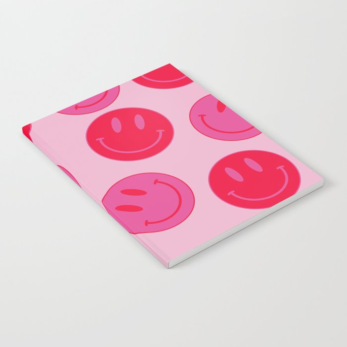 Pink Aesthetic Smile Face Gift Wrap Paper, Pink Smile Wrapping