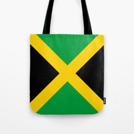 Jamaican flag, flag of Jamaica Tote Bag