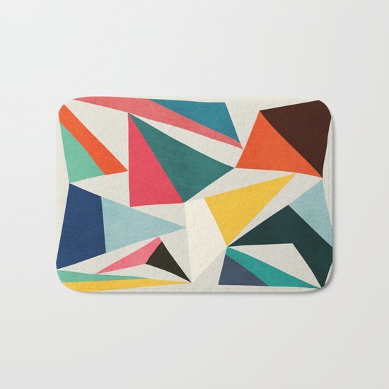 Collection of pointy summit Bath Mat