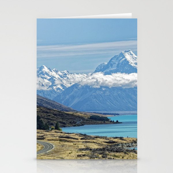 New Zealand Photography - The Tallest Mountain In New Zealand Stationery Cards