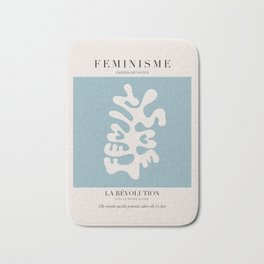 L'ART DU FÉMINISME IV Bath Mat | French, Revolution, Girlpower, Equality, Artist, Feminism, Classic, Equalrights, Matisse, Curated 