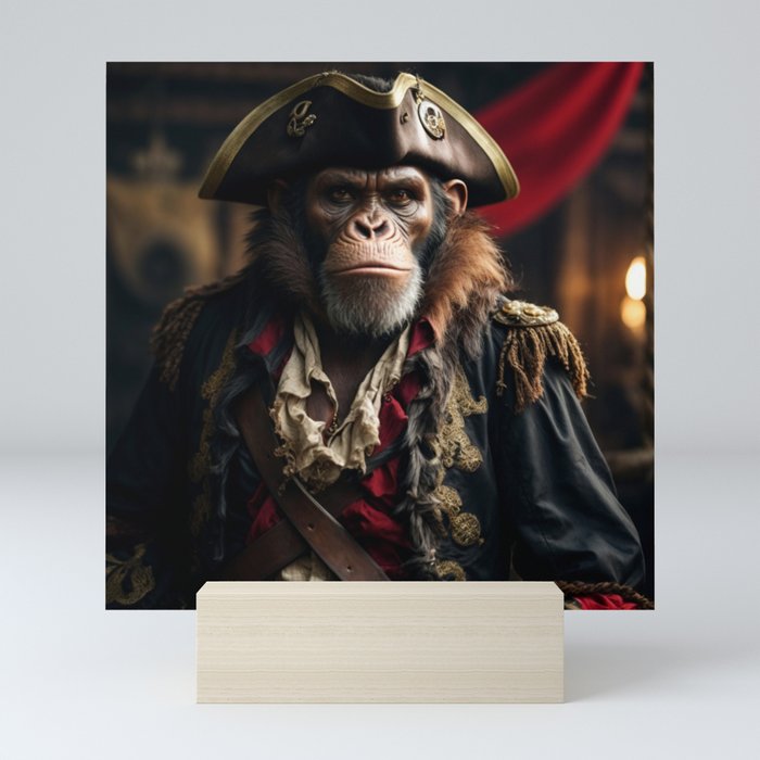 Pirate Ape #1 Mini Art Print