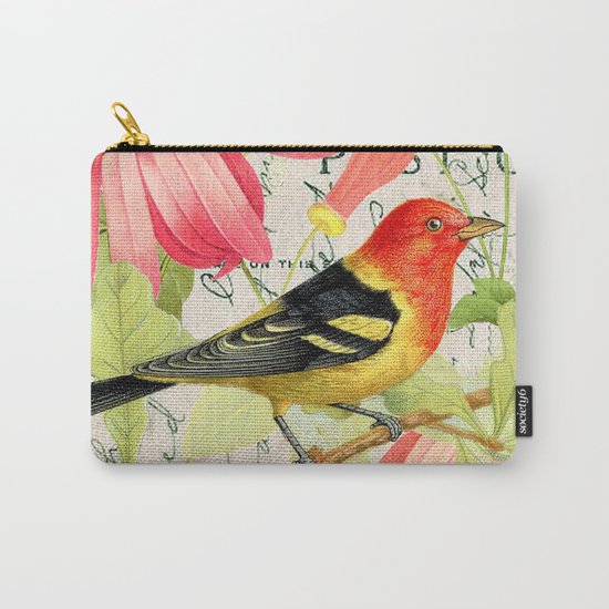 Vintage Bird #4 Carry-All Pouch