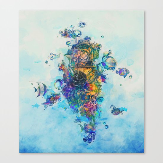 The Diver Canvas Print