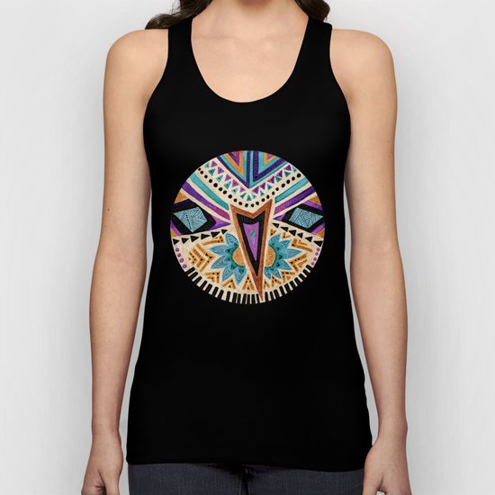 Tribal Folk Icon Unisex Tank Top