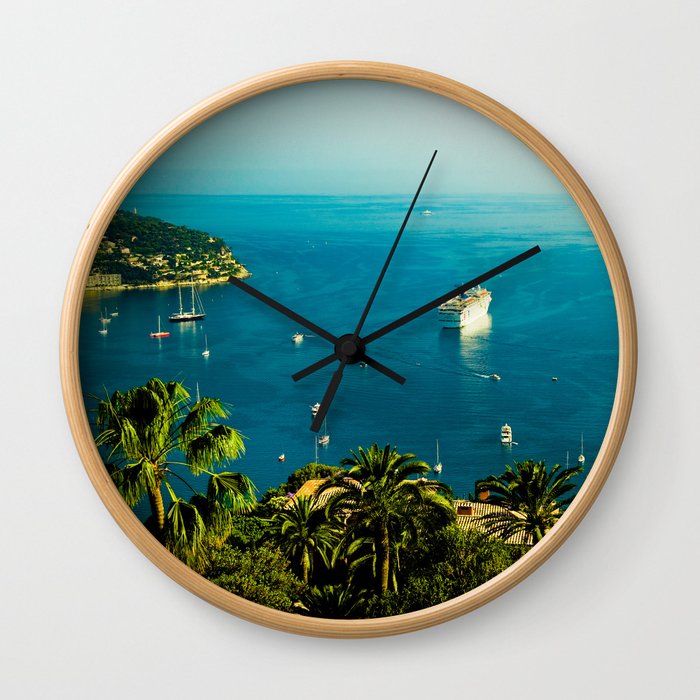 Côte d'Azur Wall Clock