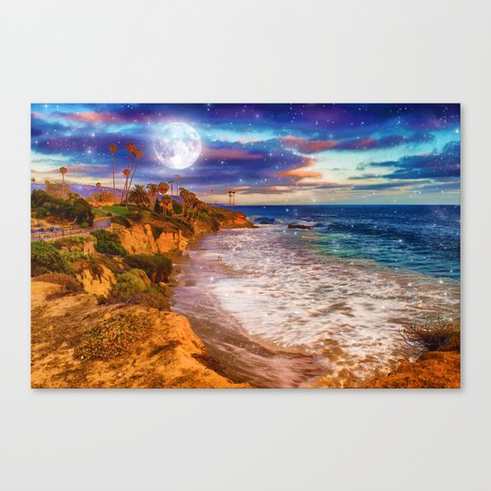 Laguna Moon Canvas Print