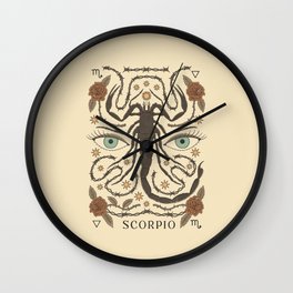 Scorpio, The Scorpion Wall Clock