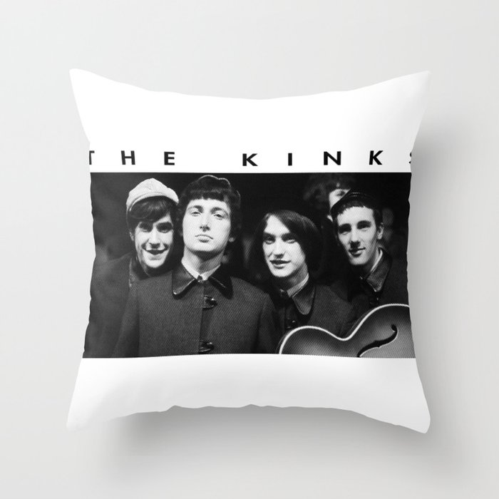 The Kinks Throw Pillow