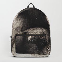 Eerie El O'ween  Backpack | Black And White, Seasonalveg, Noir, Elhunterharvest, Digital, Vintage, Digital Manipulation, Halloween, Harvest, Photo 