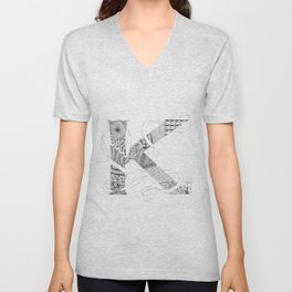 Zenletter "K" V Neck T Shirt